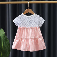 Load image into Gallery viewer, Baby Kid Girls Checked Dresses Wholesale 230114501
