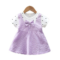 Load image into Gallery viewer, Baby Kid Girls Polka dots Bow Dresses Wholesale 230114502
