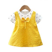 Load image into Gallery viewer, Baby Kid Girls Polka dots Bow Dresses Wholesale 230114502
