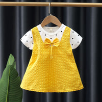Load image into Gallery viewer, Baby Kid Girls Polka dots Bow Dresses Wholesale 230114502
