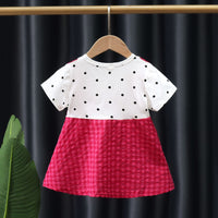 Load image into Gallery viewer, Baby Kid Girls Polka dots Bow Dresses Wholesale 230114502
