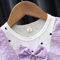 Load image into Gallery viewer, Baby Kid Girls Polka dots Bow Dresses Wholesale 230114502
