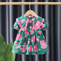 Load image into Gallery viewer, Baby Kid Girls Flower Print Dresses Wholesale 230114503
