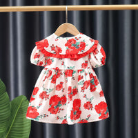 Load image into Gallery viewer, Baby Kid Girls Flower Print Dresses Wholesale 230114503
