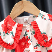 Load image into Gallery viewer, Baby Kid Girls Flower Print Dresses Wholesale 230114503
