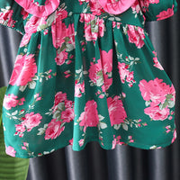 Load image into Gallery viewer, Baby Kid Girls Flower Print Dresses Wholesale 230114503
