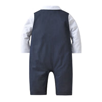 Load image into Gallery viewer, Baby Boys Bow Birthday Party Jumpsuits Wholesale 230114508

