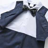Load image into Gallery viewer, Baby Boys Bow Birthday Party Jumpsuits Wholesale 230114508
