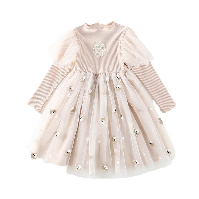 Baby Kid Girls Cartoon Dresses Wholesale 230114518