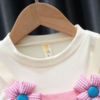 Load image into Gallery viewer, Baby Kid Girls Color-blocking Flower Dresses Wholesale 230114540
