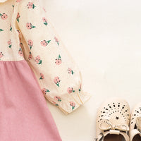 Load image into Gallery viewer, Baby Kid Girls Color-blocking Flower Dresses Wholesale 230114541
