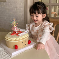 Load image into Gallery viewer, 2 Pieces Set Baby Kid Girls Color-blocking Dresses And Flower Vests Waistcoats Wholesale 230114543
