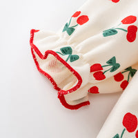 Load image into Gallery viewer, Baby Girls Fruit Print Rompers Wholesale 230114564
