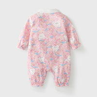 Load image into Gallery viewer, Baby Girls Flower Cartoon Print Jumpsuits Wholesale 230114565

