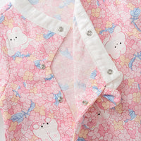 Load image into Gallery viewer, Baby Girls Flower Cartoon Print Jumpsuits Wholesale 230114565
