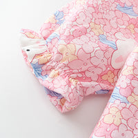 Load image into Gallery viewer, Baby Girls Flower Cartoon Print Jumpsuits Wholesale 230114565
