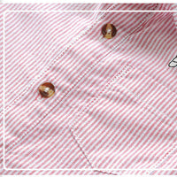 Load image into Gallery viewer, Baby Kid Boys Striped Cartoon Print Shirts Wholesale 23011476
