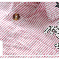 Load image into Gallery viewer, Baby Kid Boys Striped Cartoon Print Shirts Wholesale 23011476
