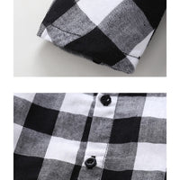 Load image into Gallery viewer, 2 Pieces Set Baby Kid Boys Checked Tops And Color-blocking Jumpsuits Wholesale 23011483
