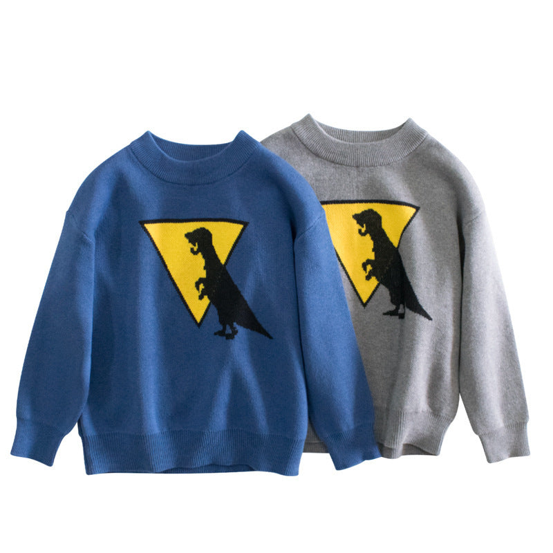 Baby Kid Boys Dinosaur Sweaters Knitwear Wholesale 230129145