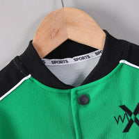 Load image into Gallery viewer, 2 Pieces Set Baby Kid Boys Letters Embroidered Jackets Outwears And Color-blocking Pants Wholesale 230129166
