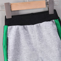 Load image into Gallery viewer, 2 Pieces Set Baby Kid Boys Letters Embroidered Jackets Outwears And Color-blocking Pants Wholesale 230129166
