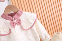 Load image into Gallery viewer, 2 Pieces Set Baby Kid Girls Bow Tops And Solid Color Pants Wholesale 230129229
