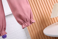 Load image into Gallery viewer, 2 Pieces Set Baby Kid Girls Bow Tops And Solid Color Pants Wholesale 230129229
