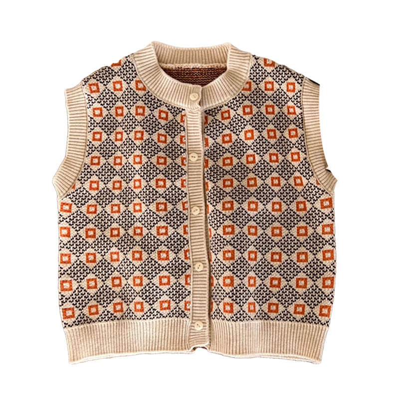 Baby Kid Girls Crochet Vests Waistcoats Wholesale 230129251