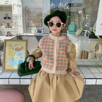 Load image into Gallery viewer, Baby Kid Girls Crochet Vests Waistcoats Wholesale 230129251
