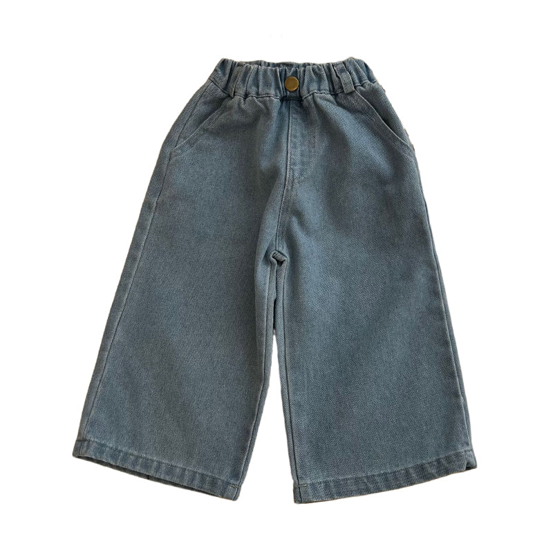 Baby Kid Unisex Solid Color Pants Jeans Wholesale 230129270