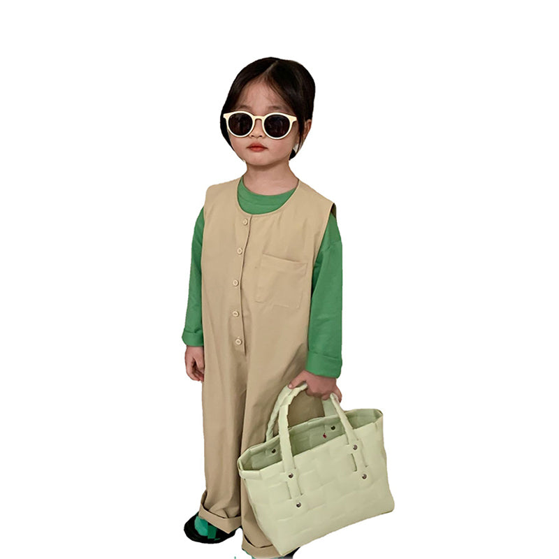 Baby Kid Unisex Solid Color Jumpsuits Wholesale 230129276