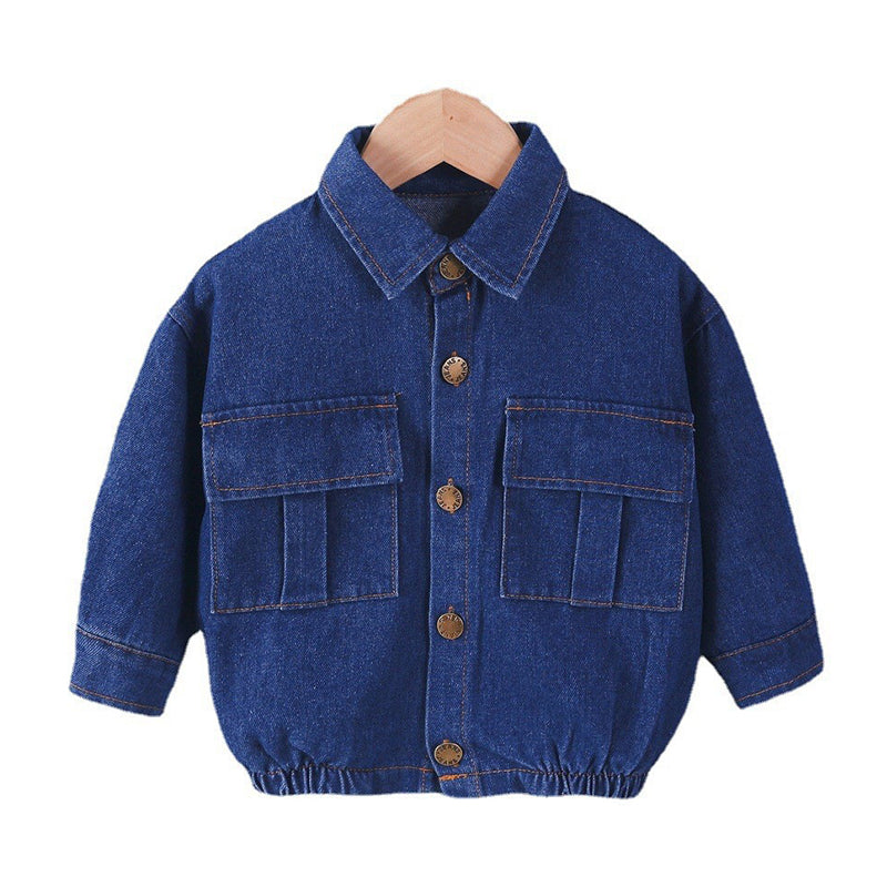 Baby Kid Boys Solid Color Jackets Outwears Wholesale 230129290