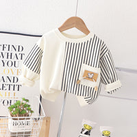 Load image into Gallery viewer, Baby Kid Boys Striped Hoodies Swearshirts Wholesale 230129325
