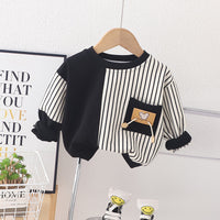 Load image into Gallery viewer, Baby Kid Boys Striped Hoodies Swearshirts Wholesale 230129325
