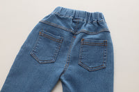 Load image into Gallery viewer, 3 Pieces Set Baby Kid Girls Fruit Blouses Solid Color Vests Waistcoats And Bow Jeans Wholesale 230129332
