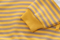 Load image into Gallery viewer, 2 Pieces Set Baby Kid Boys Striped Print Hoodies Sweatshirts And Cartoon Jumpsuits Wholesale 230129343
