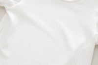 Load image into Gallery viewer, 3 Pieces Set Baby Kid Girls Solid Color Tops Flower Crochet Vests Waistcoats And Lace Jeans Wholesale 230129351
