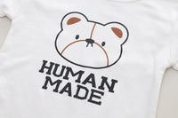 Load image into Gallery viewer, 3 Pieces Set Baby Kid Boys Letters Cartoon Print Tops Striped Jackets Outwears And Solid Color Jeans Wholesale 230129357
