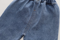 Load image into Gallery viewer, 3 Pieces Set Baby Kid Boys Letters Cartoon Print Tops Striped Jackets Outwears And Solid Color Jeans Wholesale 230129357
