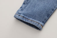 Load image into Gallery viewer, 3 Pieces Set Baby Kid Boys Letters Cartoon Print Tops Striped Jackets Outwears And Solid Color Jeans Wholesale 230129357
