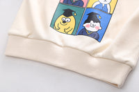 Load image into Gallery viewer, 2 Pieces Set Baby Kid Boys Letters Cartoon Print Hoodies Sweatshirts And Solid Color Pants Wholesale 230129393
