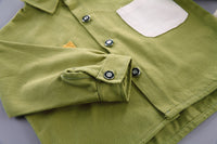 Load image into Gallery viewer, 3 Pieces Set Baby Kid Boys Solid Color Shirts And Tops And Pants Wholesale 230129416
