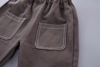 Load image into Gallery viewer, 3 Pieces Set Baby Kid Boys Solid Color Shirts And Tops And Pants Wholesale 230129416
