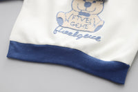 Load image into Gallery viewer, 2 Pieces Set Baby Kid Boys Letters Color-blocking Animals Cartoon Print Hoodies Sweatshirts And Pants Wholesale 230129425
