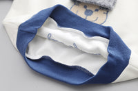 Load image into Gallery viewer, 2 Pieces Set Baby Kid Boys Letters Color-blocking Animals Cartoon Print Hoodies Sweatshirts And Pants Wholesale 230129425
