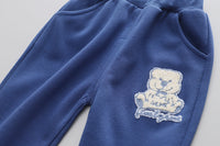 Load image into Gallery viewer, 2 Pieces Set Baby Kid Boys Letters Color-blocking Animals Cartoon Print Hoodies Sweatshirts And Pants Wholesale 230129425
