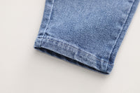 Load image into Gallery viewer, 2 Pieces Set Baby Kid Boys Striped Cartoon Embroidered Tops And Expression Jeans Wholesale 230129430
