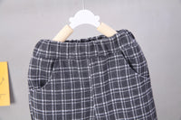 Load image into Gallery viewer, 3 Pieces Set Baby Boys Checked Tops Blazers And Pants Wholesale 230129445
