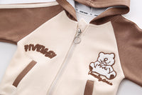 Load image into Gallery viewer, 2 Pieces Set Baby Kid Boys Letters Color-blocking Cartoon Jackets Outwears And Pants Wholesale 230129512
